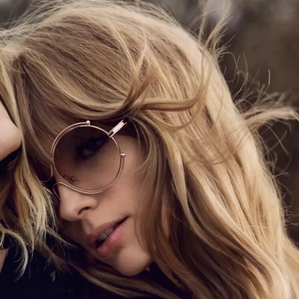 Chloé ISIDORA CE122S rose gold peach/light grey shade (785) Sunglasses 59mm
